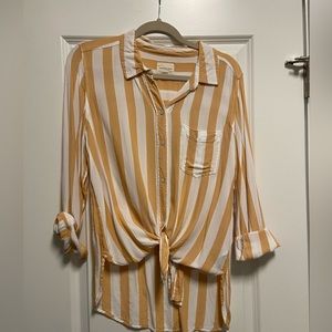 Oversized American Eagle Button Up